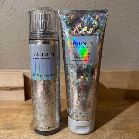 Bath & Body Works Other - NWT Platinum Hydration Cream and Fragrance Mist